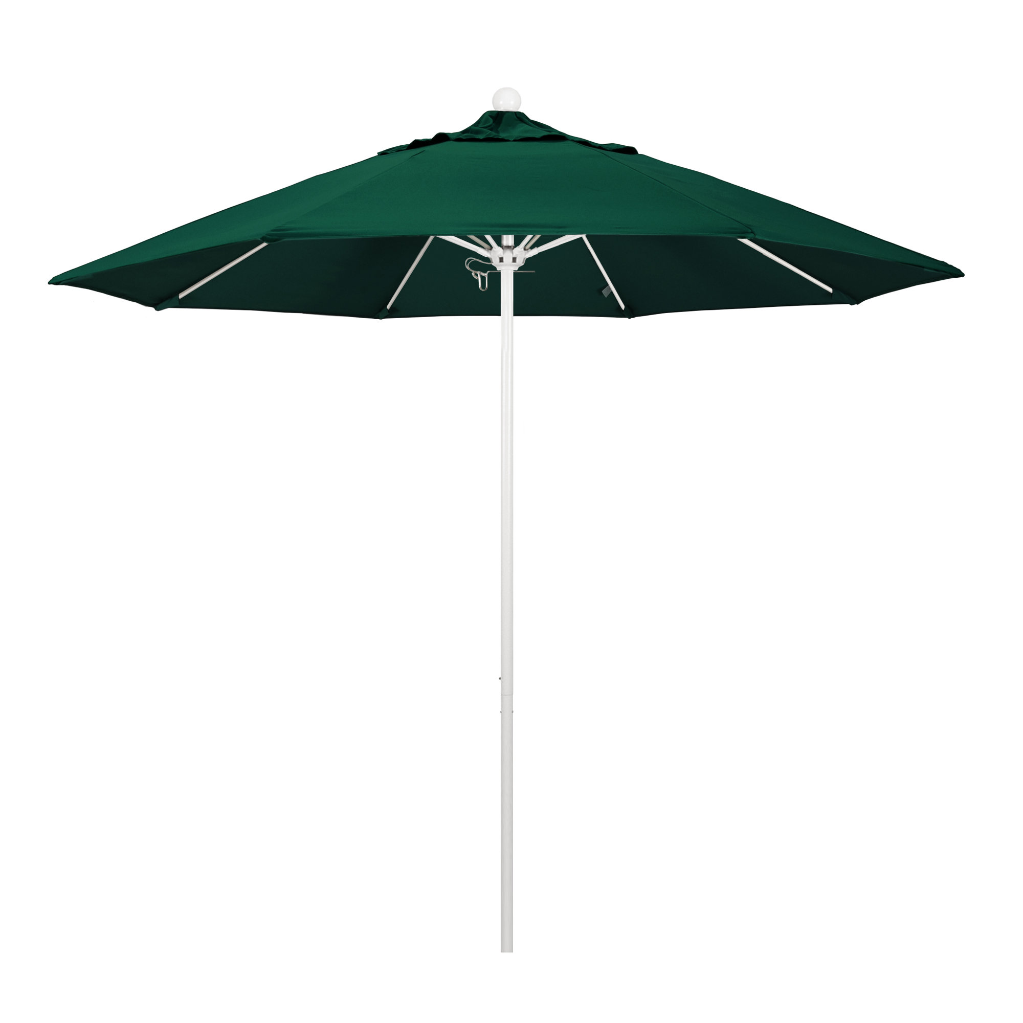 Hibo 108'' Sunbrella® Outdoor Umbrella, Canvas Forest Green Sunbrella® Canvas