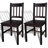 Dining Chairs Accent Chair with Curved Slat Back for Kitchen Pinewood-1943338658-1905224541
