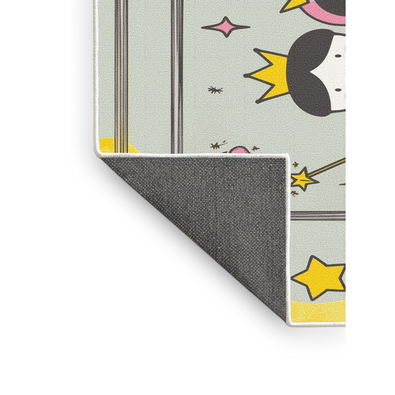Tapis fantaisie East Urban Home, Rectangulaire 2 pi x 3 pi