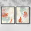 «Peach Blossom Mirage I», reproduction encadrée de qualité supérieure - prête à être accrochée - aucun clou requis - aucun clou requis-108016098-108016105