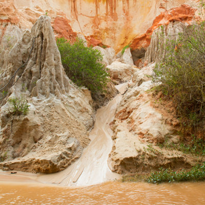 Ham Tien Canyon by Michaklootwijk - Wrapped Canvas Print