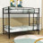 Twin Over Twin Metal Bunk Bed-127937236