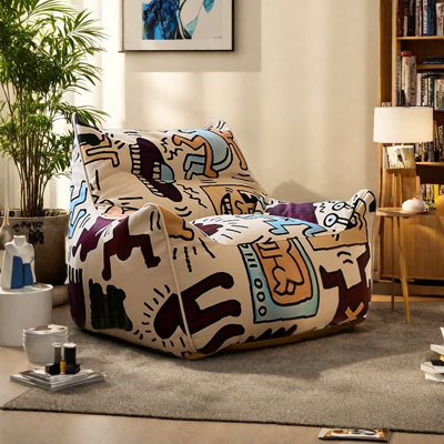 Retro Lazy Bean Bag Sofa