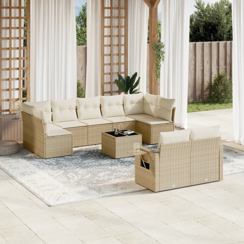 Ensemble de canapé de jardin Vidaxl