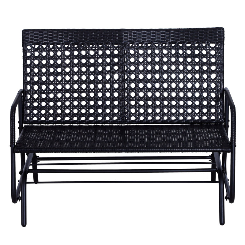 Rattan Glider Bench