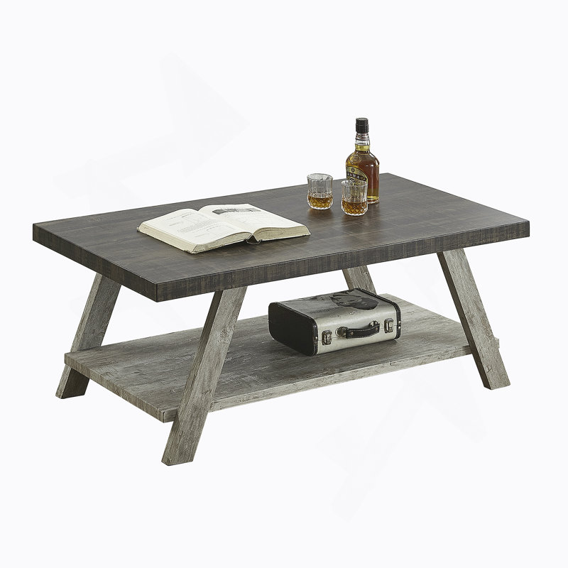 Table basse Athens, Gris, Gris clair