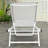 Outdoor Lounger Adjustable Backrest Mesh Fabric Outdoor Chaise Lounge Set with Table