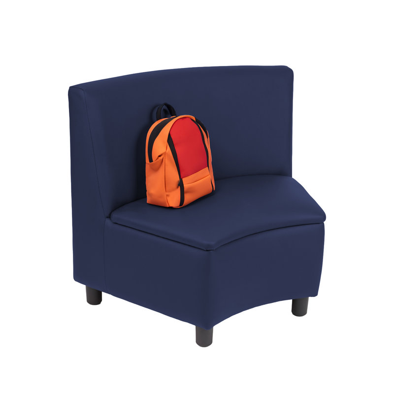 Kid Comfort Collective Modular Wedge Chair - Navy, Navy