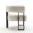 Machai Full Assembled Upholstered Armchair Boucle Fabric Accent Arm Chair Wingback Vanity Chair-1153129912