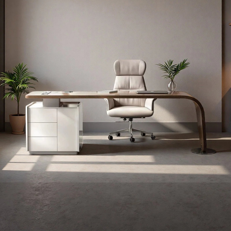 Bureau de luxe de style moderne, H 29,53 po x l 78,74 po x P 27,56 po
