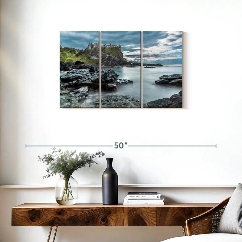 Sebbie Irish Dunluce Castle, 20" H x 33" W