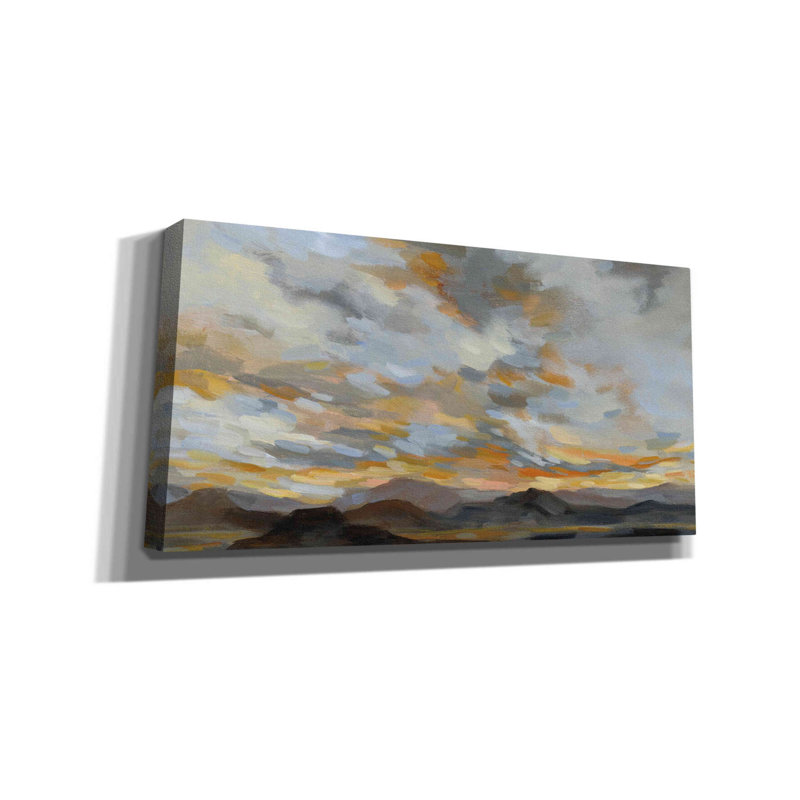 «High Desert Sky I» par Silvia Vassileva, art mural sur toile, H 20 po x l 40 po x P 1,5 po
