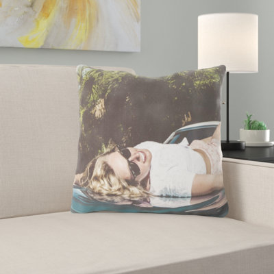 Microsuede Throw Pillow