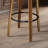 Lesli 30.51'' Swivel Tufted Faux Leather Upholstered Bar Stool (Set of 4)-643683736