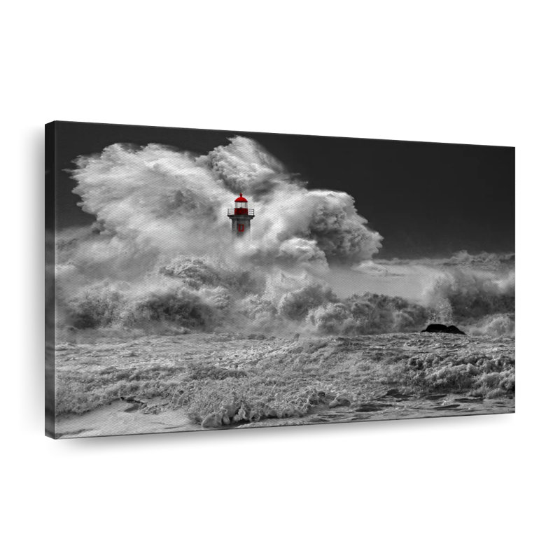 Rough Sea Canvas Print, 30" H x 45" W x 1.25" D