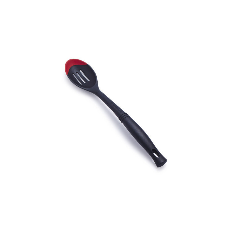 Le Creuset Revolution® Bi-Material Slotted Spoon, Cerise