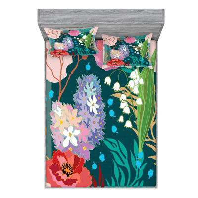 Drap-housse à motifs en microfibre
