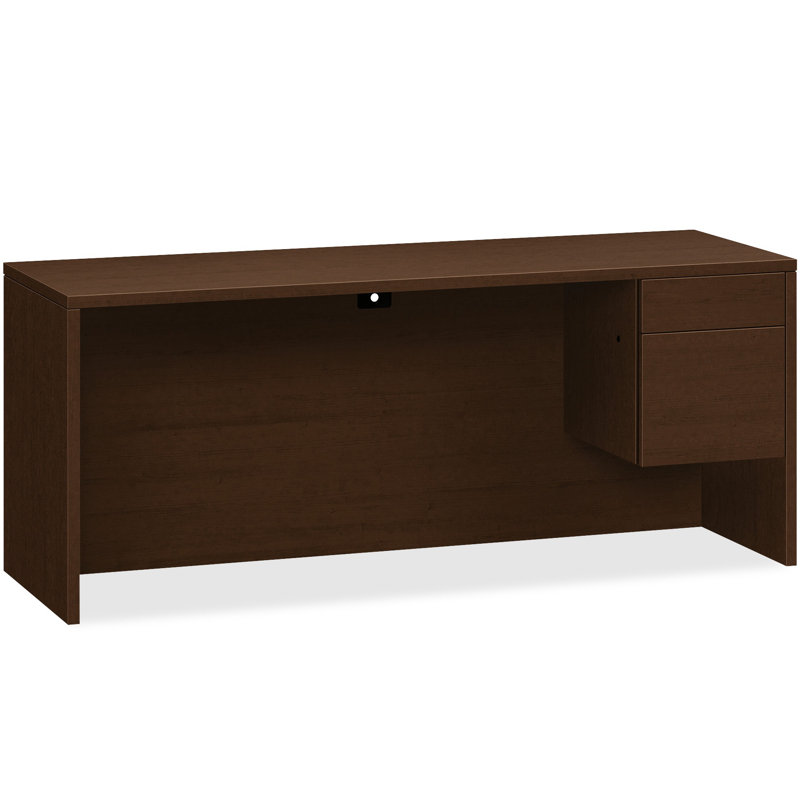 Bureau de direction 10500 Series, Droite, Acajou