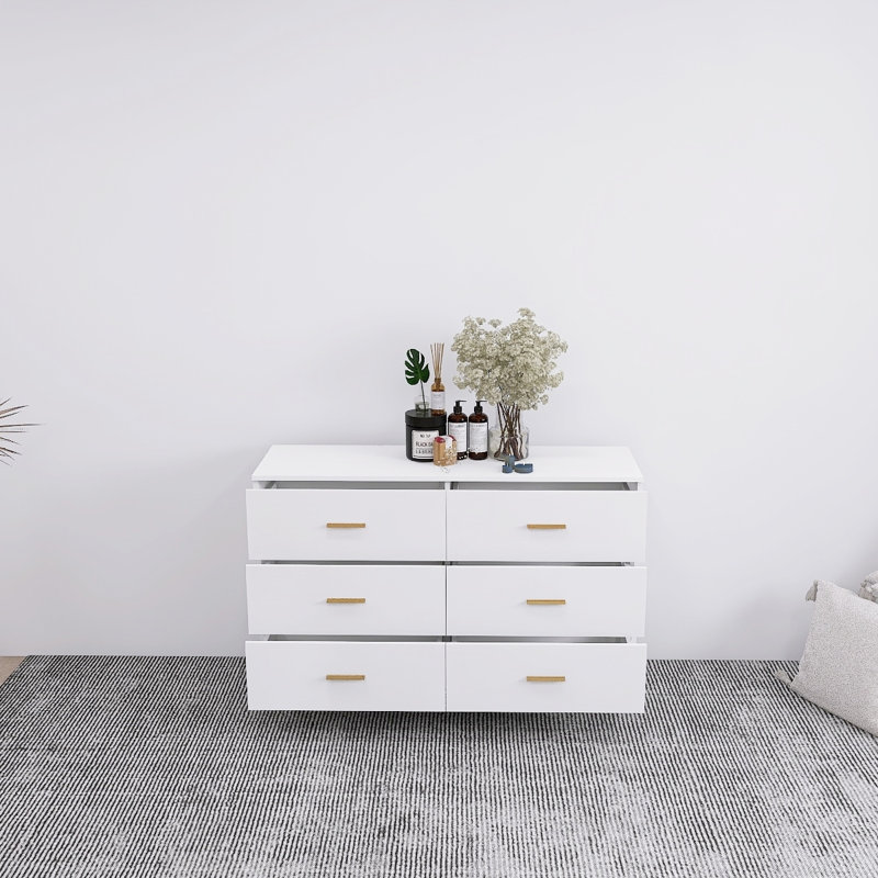 Commode blanche, commode haute brillance