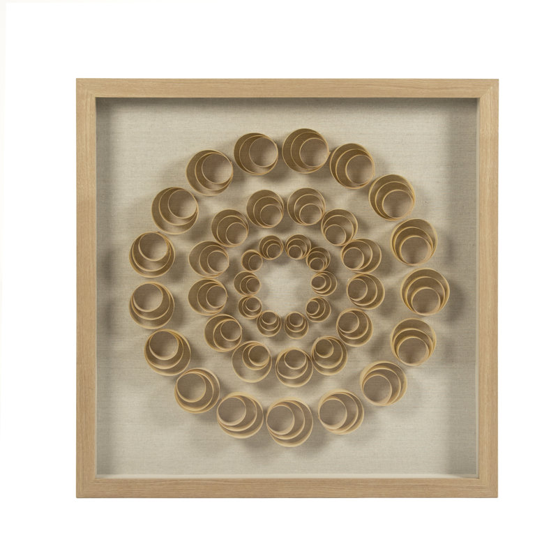Abstract Rolled Print