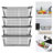15.74 Countertop 4 Pcs Stackable Vegetable Storage Baskets
