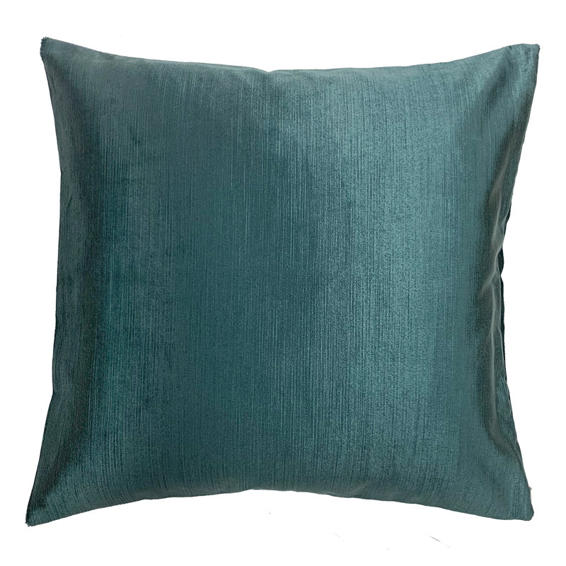  Housse de coussin carré et insert, Bleu, 18 po x 18 po
