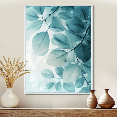 Dégradé de feuilles, minimalisme, photo III - feuilles, art mural