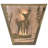 Rustic Lodge Flush Mounted Sconce