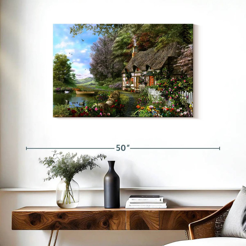 Maison de campagne Lilie, H 24 po x l 36 po