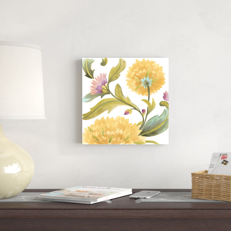 Abbey Floral Tiles III, H 12 po x l 12 po x P 1,25 po