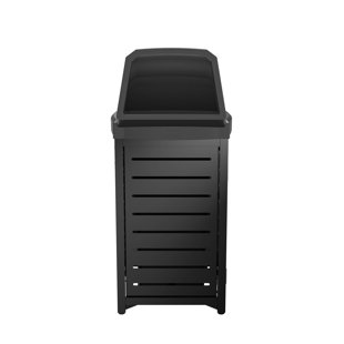 Steel Open Kitchen Trash Can - 30 Gallons