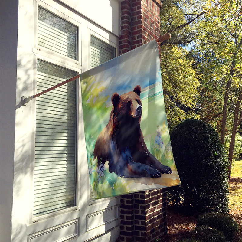 Double Sided 40'' H x 28'' W Polyester Animal House Flag