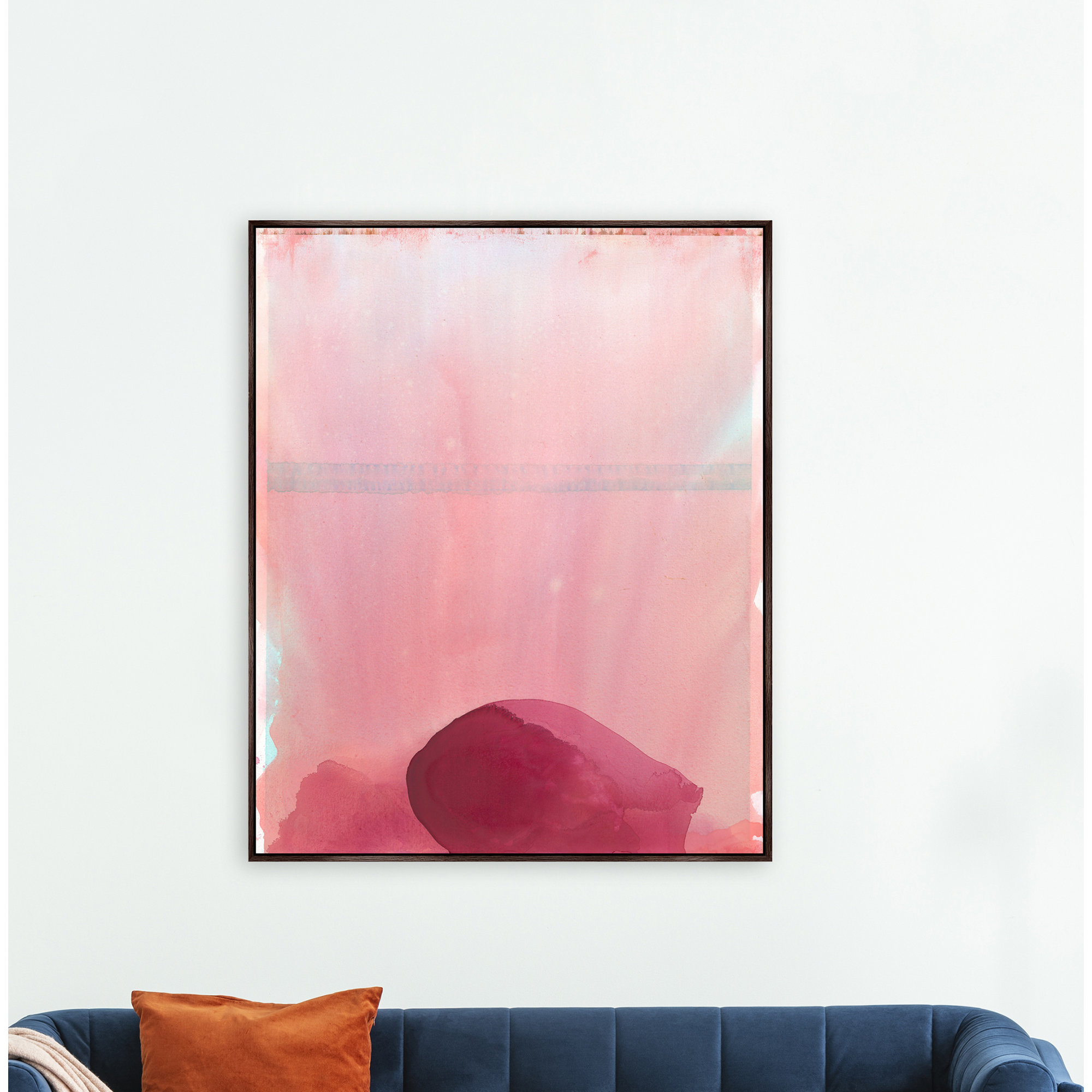 Afterimage by Bella Lane, 51.5" H x 41.5" W x 1.5" D, Image Gel Brush