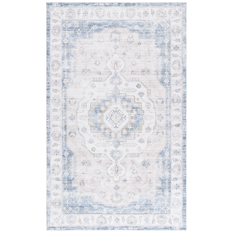Tapis oriental performance lavable à la machine Tyaria, Rectangulaire 3 pi x 5 pi