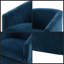 Chaise pivotante à jupe Caper-1291388768