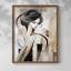WOMEN Series LV III - reproduction encadrée de qualité supérieure - prête à être accrochée - aucun clou requis-976965982-976965983