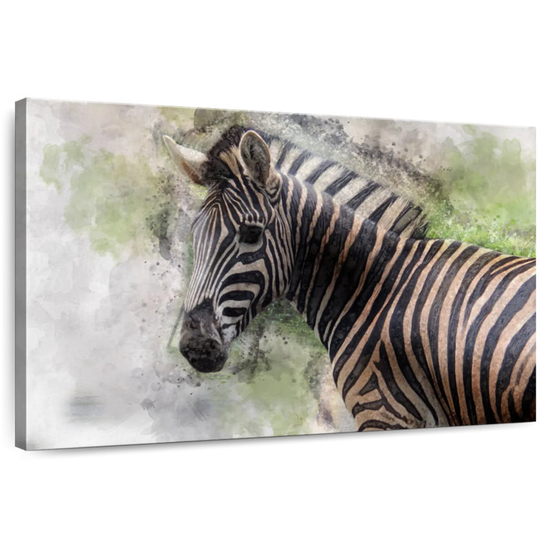 Brampt Magnificent Zebra, 8" H x 12" W