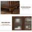 Buffet en bois de noyer massif-533780347