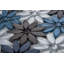 Fresh 12" x 10" Glass/Stone/Aluminum Flower Pattern Mosaic Wall Tile-64517324
