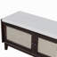 Banc d'entrée en rotin avec rangement Boho