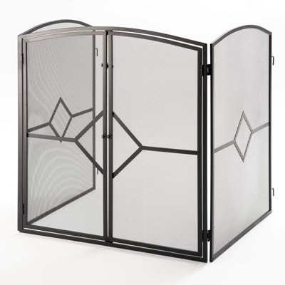 Nunberg 193.04cm x 2.54cm Iron Spark Screen