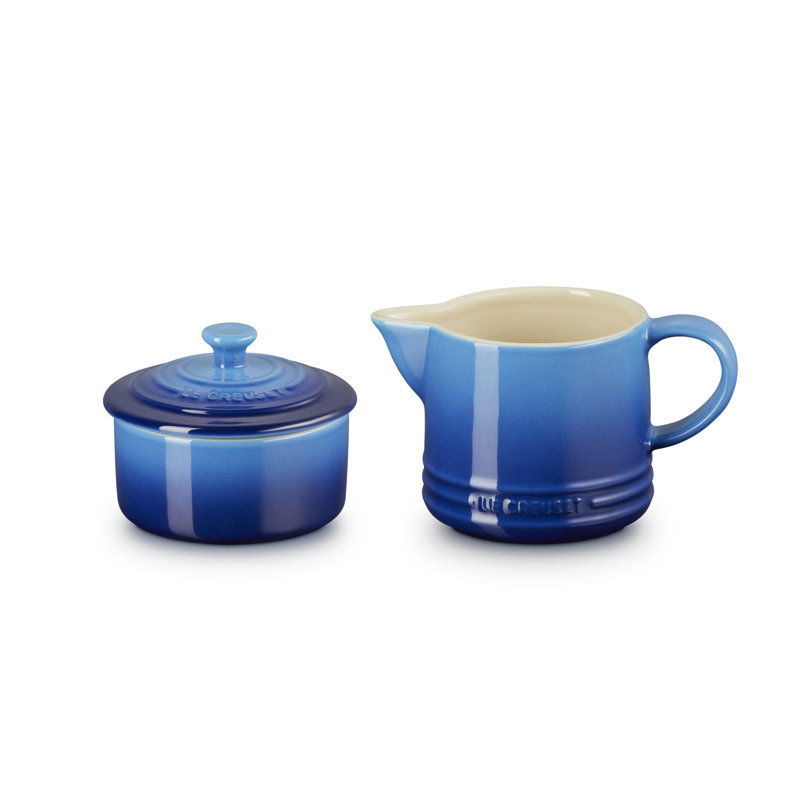 Le Creuset Stoneware Milk & Sugar Set, Azure