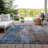 Machine Washable Indoor/Outdoor Xhevrie Coffee Rug-1248593589