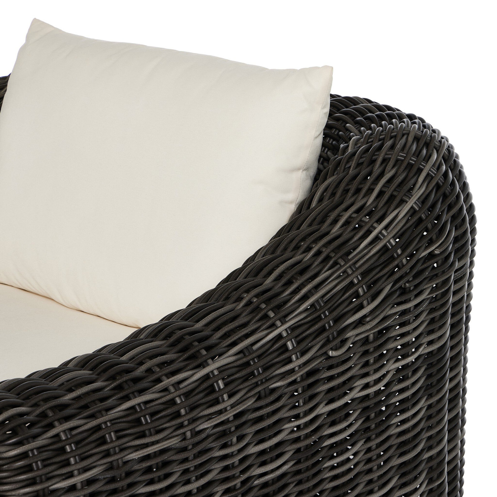 Roshina 45.75'' Outdoor Teak Chaise Lounge, Chunky Charcoal
