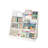 Bookshelf and Toy Storage Organizer, Multifunctional 4 Tier Wooden  Book Shelf with  Bookcase Display Stand in  Room Playroom Nursery for , ren, Toddlers