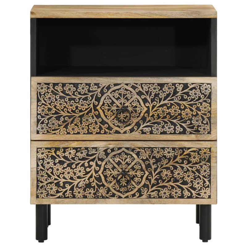 Chavella 50cm W Iron Bedside Table
