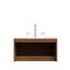 Meuble-lavabo et lavabo, lavabo rond en verre transparent