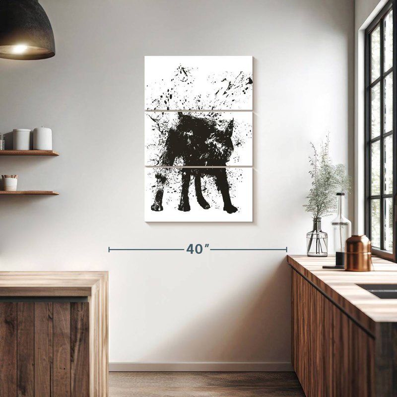 Hitzel Wet Dog, 38" H x 24" W