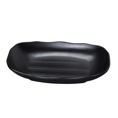 Black Pearl New Rectangular Melamine Appetizer Plate