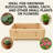 Timber Valley Brown Cedar Rectangle Planter for Indoor/Outdoor, 2pk.